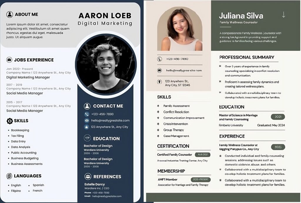 Create Unique Resume with Canva that Shines on first try 3 Create Unique resume with Canva